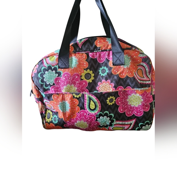Vera Bradley Ziggy Zinnia Weekender Travel Bag - Picture 2 of 6